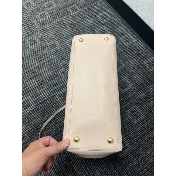 Michael Kors Women Jet Set Travel Tote Pink Saffiano Leather Shoulder Bag Purse - Picture 12 of 12